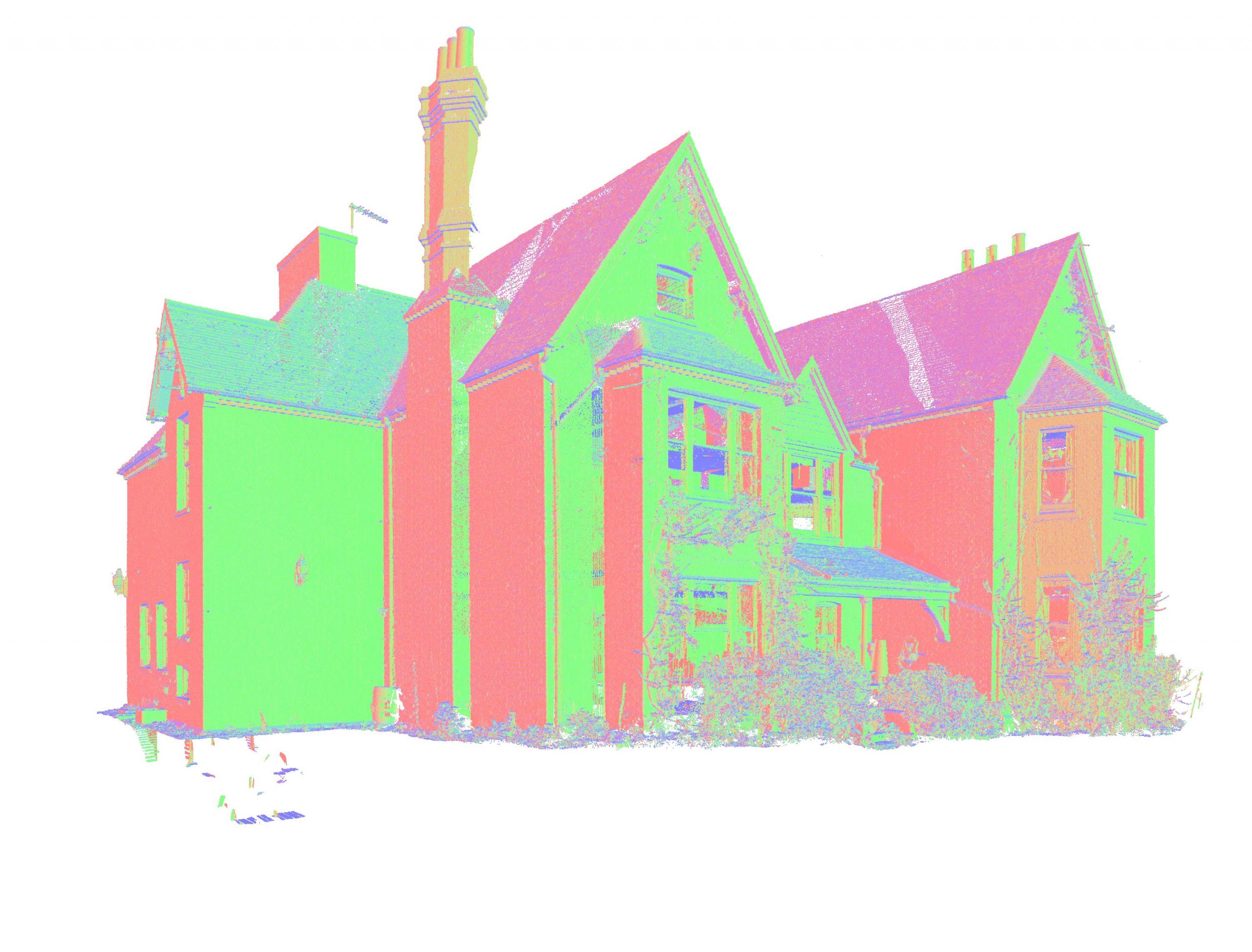 Point Cloud of the detached House